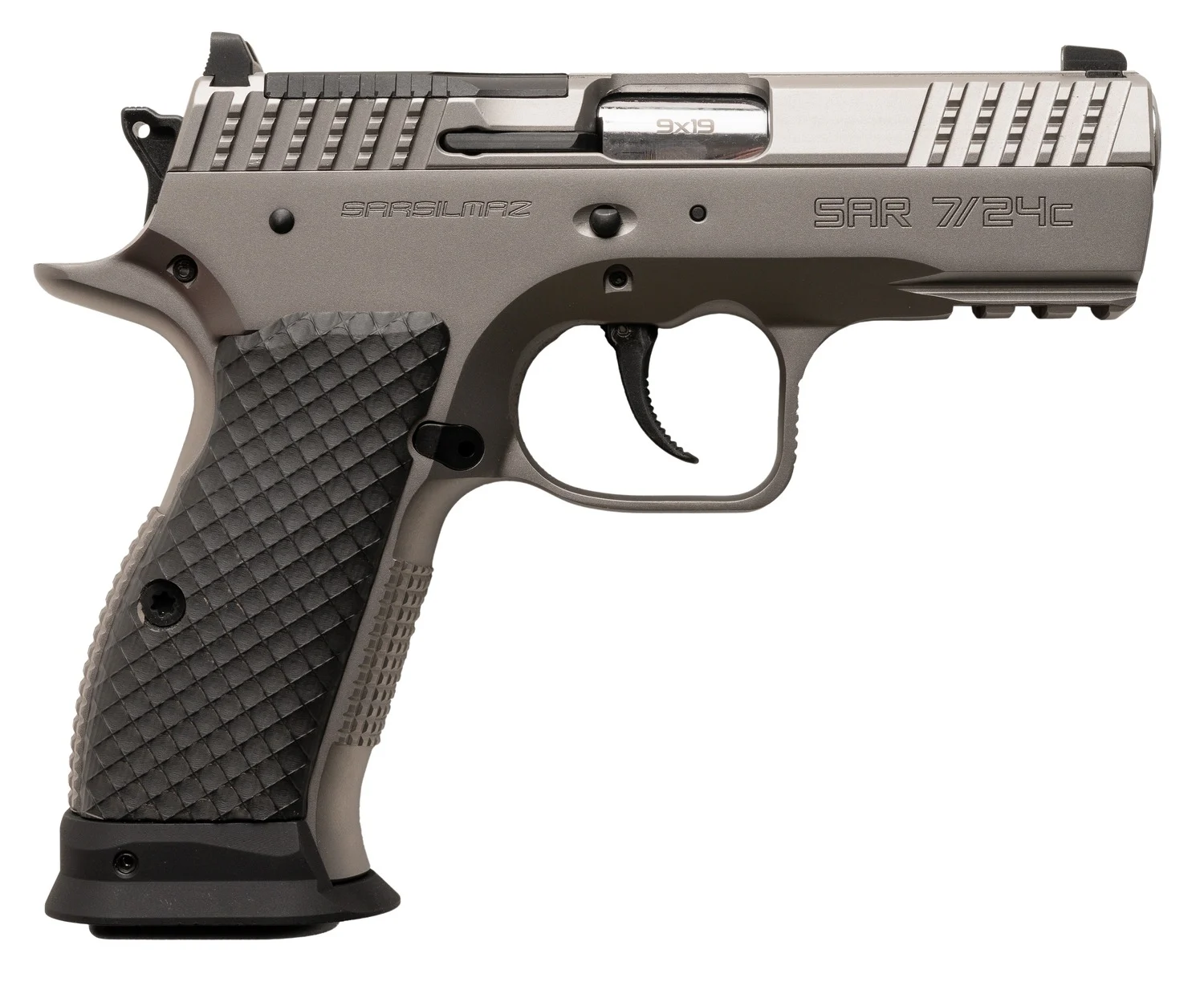 SAR FIREARMS 7/24 COMPACT 9MM SS 3.9" 17+1