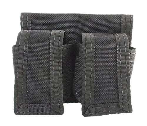 HKS 100B SpeedLoader Case Double Black Cordura Hook & Loop