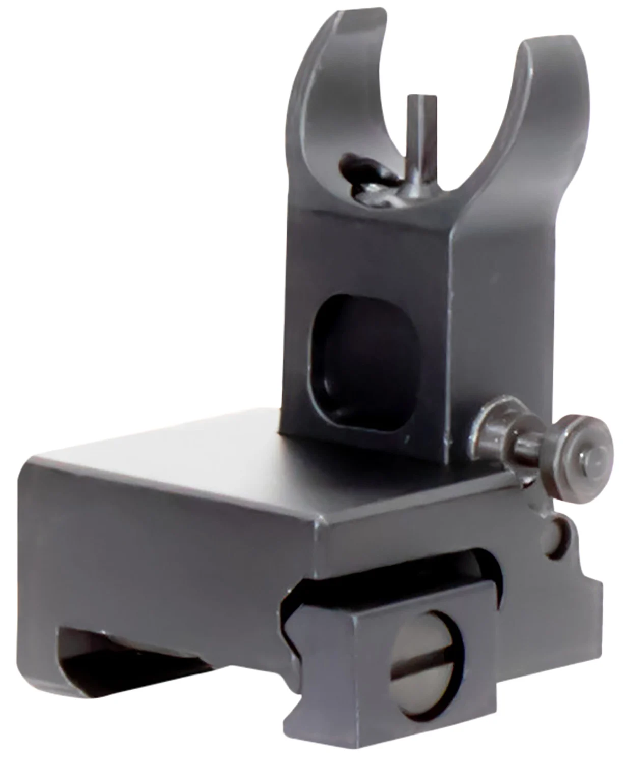 Aim Sports MT200 AR Low Profile Front Flip Up Sight Black Anodized Low Profile for AR-15