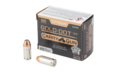 SPR GLD DOT CARRY GUN 40S&W 165GR HP