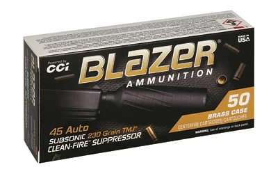 CCI BLAZER 45AUTO SUBSONIC 230GR TMJ - Image 2