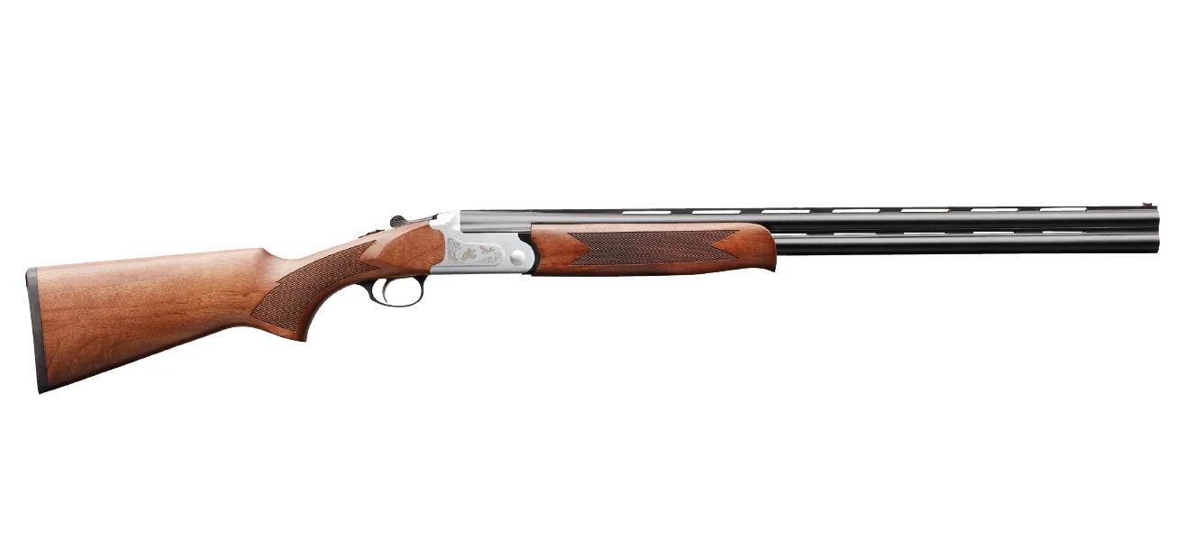 Charles Daly 202, Over/Under, 12 Gauge 3", 28" Barrel, Blue Finish with a White