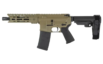 Diamondback Firearms, Carbon DB15 Pistol, 5.56 NATO, 7" Barrel, SBA3 Brace, Flat