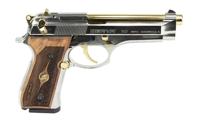 DERYA MELIK 9MM 4.9" 10RD SLVR/GOLD - Image 2