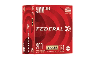 FEDERAL 9MM 124GR FMJ 200/BOX