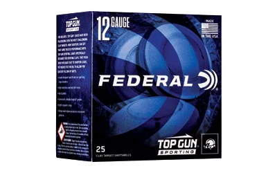 FED TOP GUN 12GA 2.75" #8 1 OZ 25/