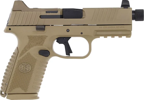 FN America, 509m, Semi-automatic, Striker Fired, Compact, 9MM, 4.5" Threaded Bar