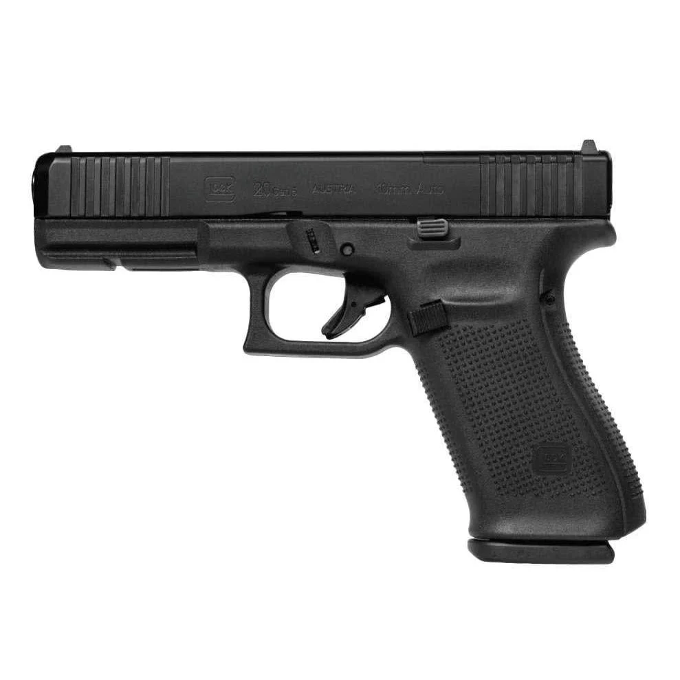 Glock, G20 Gen5 MOS, Semi Automatic, 10mm, 4.61" Barrel, Black Finish, Fixed Sig