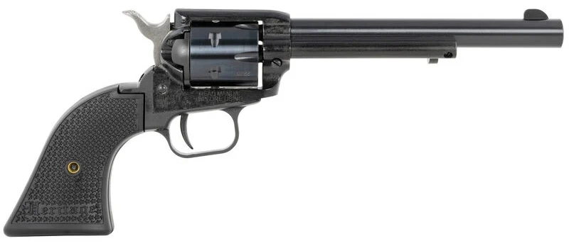 Heritage Mfg, Rough Rider, 22 LR/22 WMR, 6.50" Barrel, 6 Round, Black Cerakote,