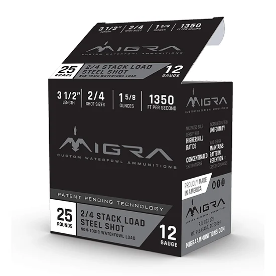 MIGRA 2/4 STACK LOAD STEEL SHOT