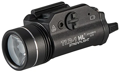 Streamlight, TLR-1 HL Weapon Light, w/Dual Remote Kit, White light, 1000 Lumens,