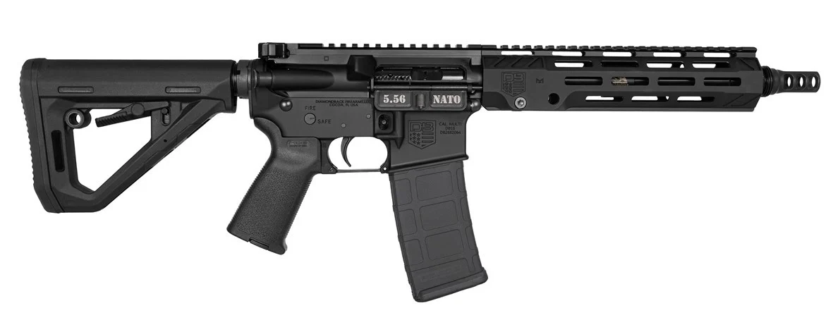 Diamondback Firearms, DB15, Semi-automatic, SBR, 556 NATO, 10" Threaded Barrel,