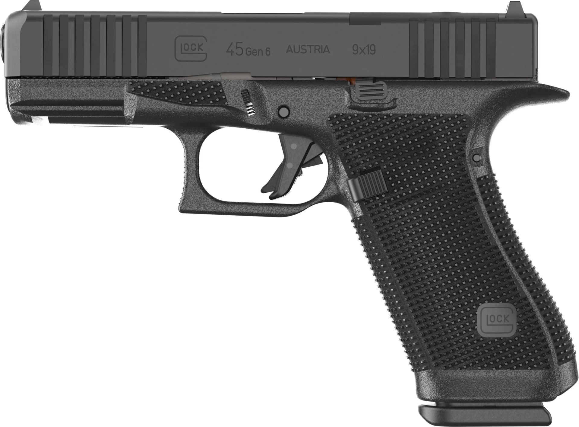 GLOCK 45 GEN6 9MM 17RD 4.02" BLK