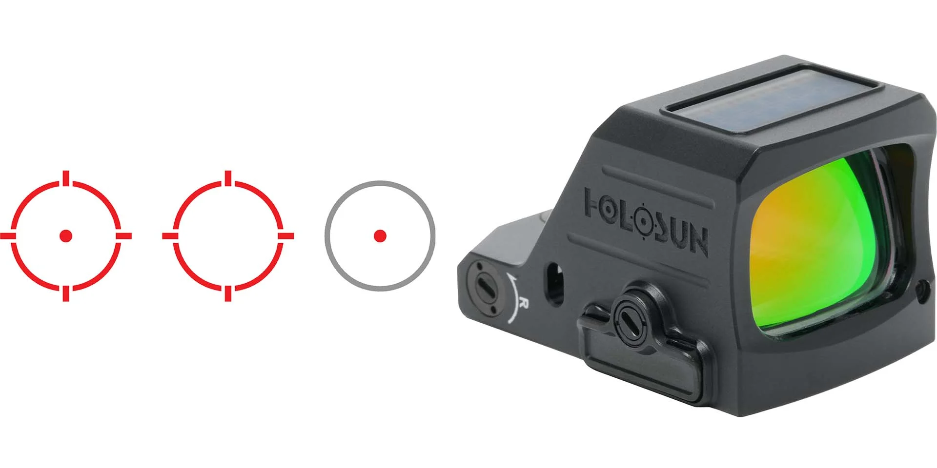 Holosun Technologies, 507COMP X3, Red Dot, Open Pistol Sight, 2 MOA Dot with 32