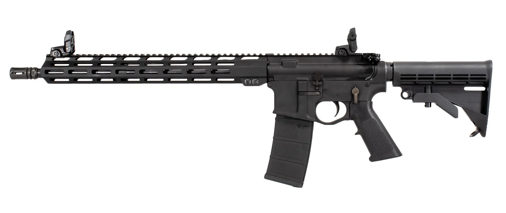 Raptor Defense, RD15, Semi-Auto, 5.56 Nato, 16" Barrel, Black, Flip Up Sights, M