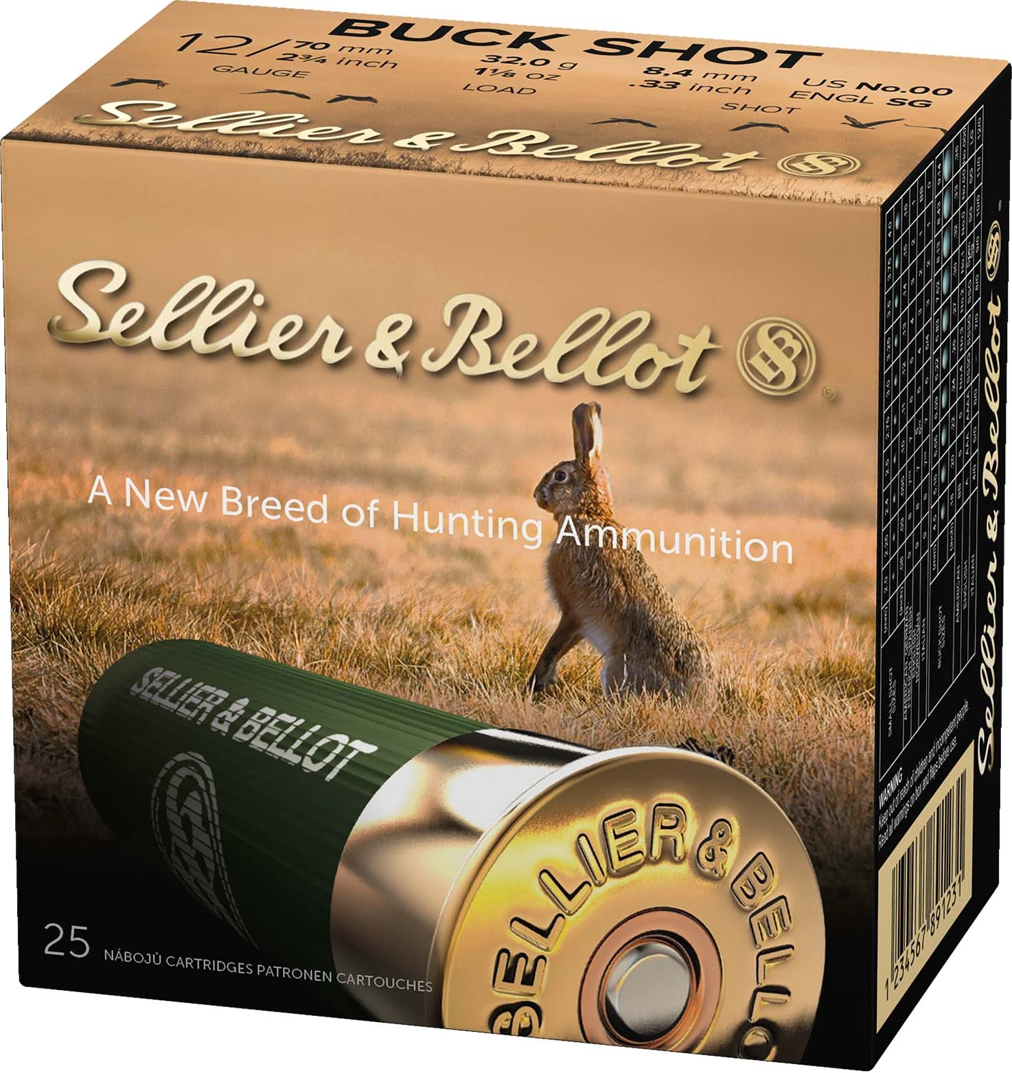 S&B 12G BU 2.75-00-9P 25RD