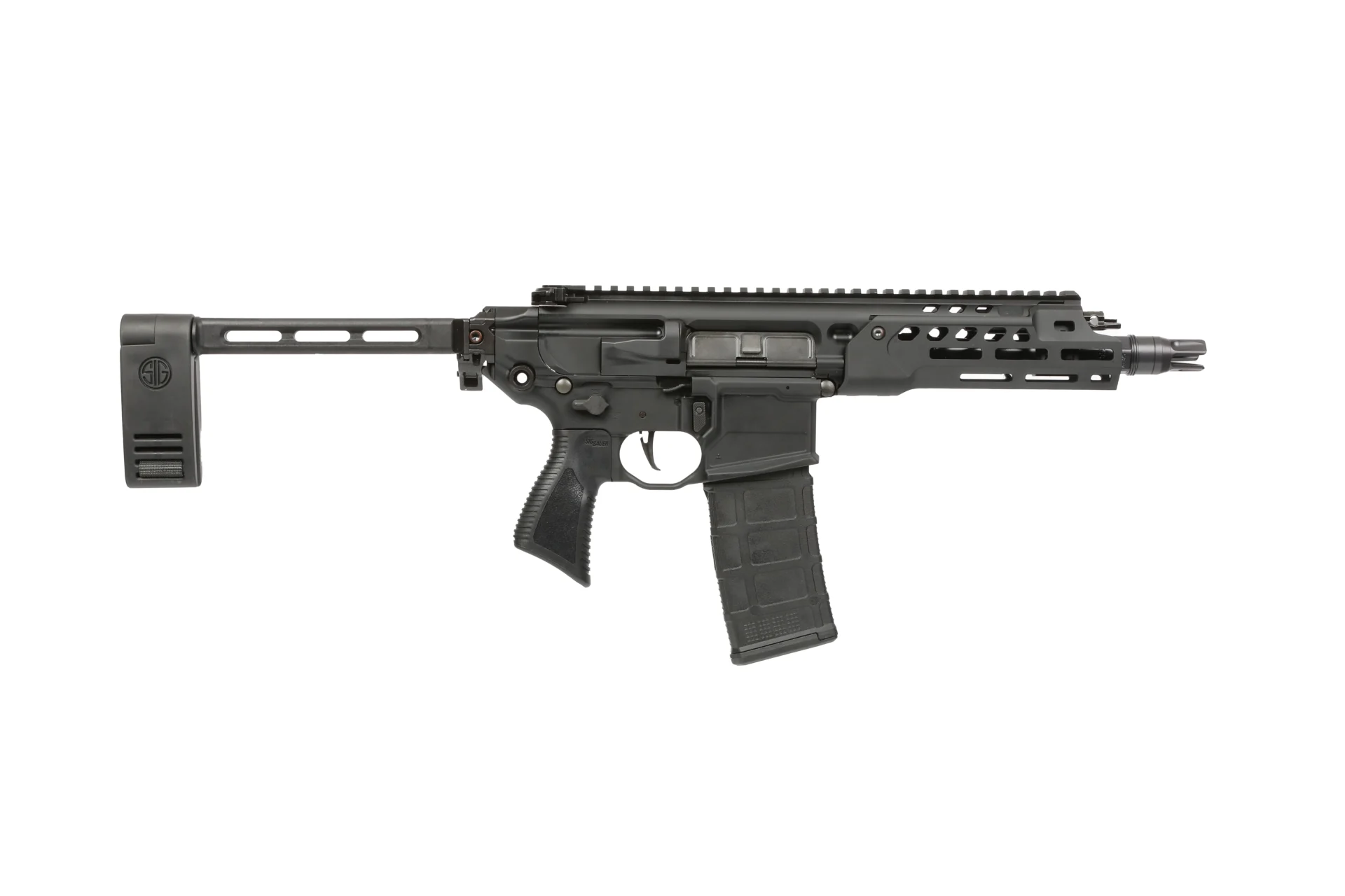 SIG MCX 5.56N PSTL 7.75" RATTLER LT BLK 30RD MLOK HG