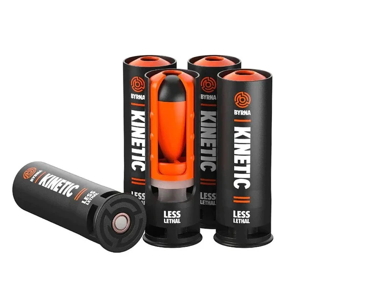 Byrna Technologies, Kinetic Less Lethal, 12 Gauge, 1.40", 0.15 oz, 10 Per Box